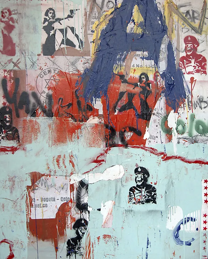 Bogotá, painting by Layne Meacham