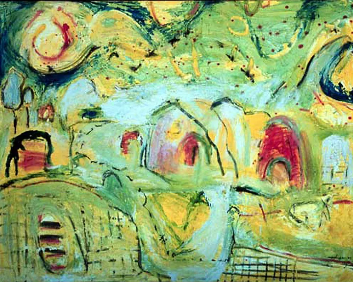 Blessing Homes, painting by Layne Meacham