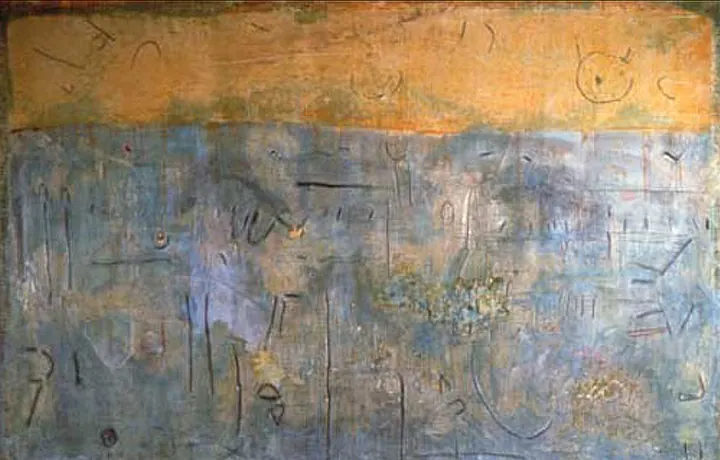 Blue Mound, painting by Layne Meacham