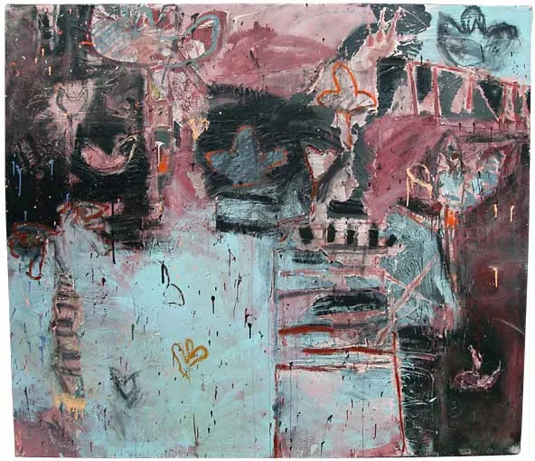 Earlier Work No. 10, painting by Layne Meacham