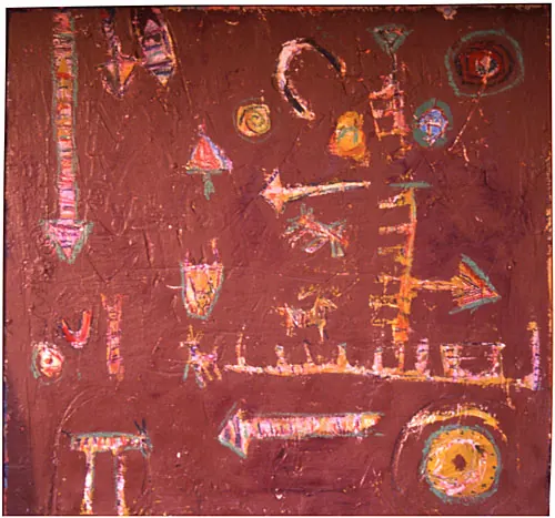 Earlier Work No. 6, painting by Layne Meacham
