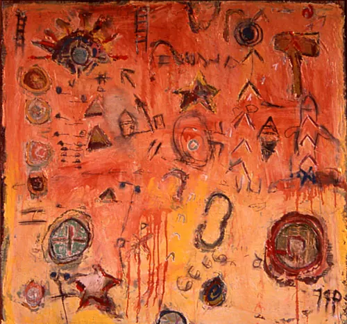 Earlier Work No. 8, painting by Layne Meacham