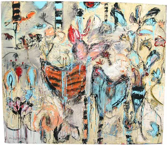 Earlier Work No. 9, painting by Layne Meacham