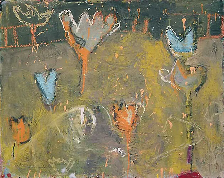 Bartleby’s Dream: Blooms, painting by Layne Meacham