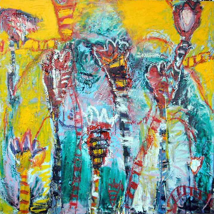 Gorilla I, painting by Layne Meacham