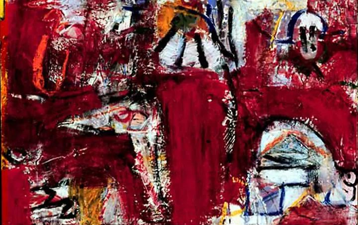 Fire, painting by Layne Meacham