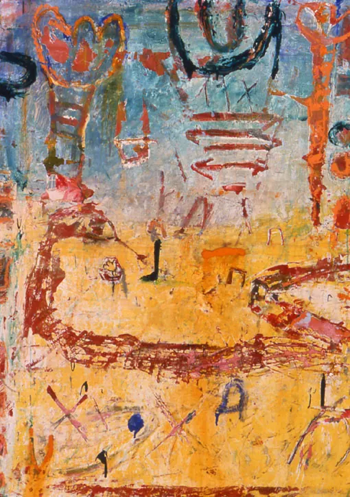 Forest Creatures No. 1, painting by Layne Meacham