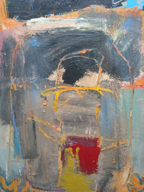 Cowboy in a Kerr Jar, painting by Layne Meacham