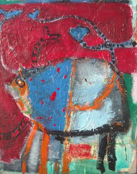 Westminster Show No. 1, painting by Layne Meacham