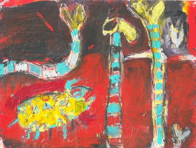 Westminster Show No. 3, painting by Layne Meacham