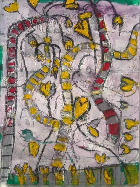 Westminster Show No. 5, painting by Layne Meacham